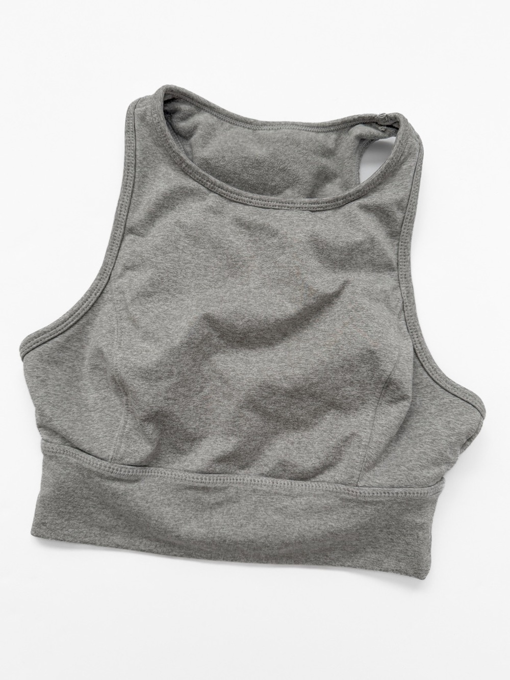 JoyLab Gray Longline Sports Bra Crop Top